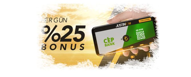 Justinbet Cepbank ve QR Kod Bonusu